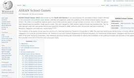 
							         ASEAN School Games - Wikipedia								  
							    