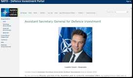 
							         ASG - Defence Investment - NATO								  
							    