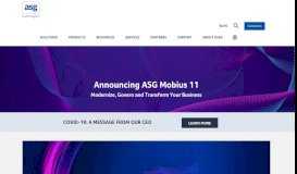 
							         ASG Technologies: Information Access, Management and Control								  
							    