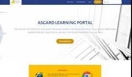 
							         Asgard Learning Portal: Homepage								  
							    