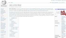 
							         Ash vs Evil Dead - Wikipedia								  
							    