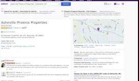 
							         Asheville Phoenix Properties in Asheville - Yahoo Search								  
							    