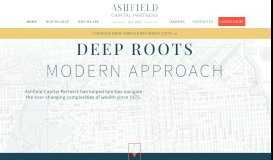 
							         Ashfield Capital Partners | Home								  
							    