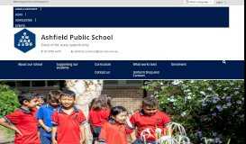 
							         Ashfield Public School: Home								  
							    