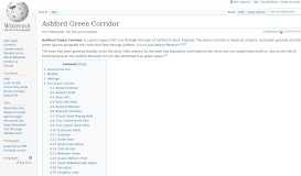 
							         Ashford Green Corridor - Wikipedia								  
							    