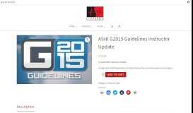 
							         ASHI G2015 Guidelines Instructor Update - LifeForceUSA, Inc.								  
							    