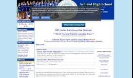
							         Ashland High School								  
							    