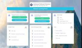 
							         Ashland School District Portal								  
							    