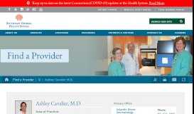 
							         Ashley Cavalier MD | Physician Directory - Southeast Georgia Health ...								  
							    