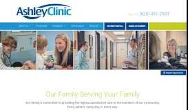 
							         Ashley Clinic – Our Family Serving Your Family								  
							    