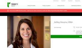 
							         Ashley Stevens, CRNA - Trinity Health								  
							    