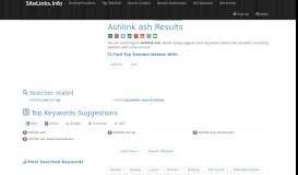 
							         Ashlink ash Results For Websites Listing - SiteLinks.Info								  
							    