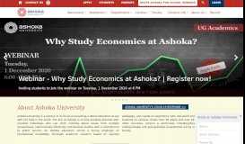 
							         Ashoka University: Leading Liberal Arts and Sciences University								  
							    