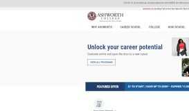
							         Ashworth College: Affordable Online College								  
							    
