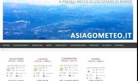 
							         .:. AsiagoMeteo.it .:. Il portale meteo dell'Altopiano di Asiago (VI) – Un ...								  
							    