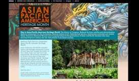 
							         Asian Pacific American Heritage Month								  
							    