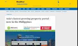 
							         Asia's fastest-growing property portal – now in the Philippines ...								  
							    