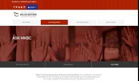 
							         Ask MKBC – Miller-Keystone Blood Center, Pennsylvania & New Jersey								  
							    