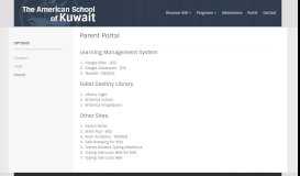 
							         ASK Portal - American School of Kuwait								  
							    