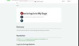 
							         Ask Sage - Login to My Sage - Sage UK								  
							    