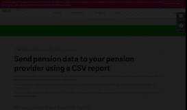 
							         Ask Sage - Send pension data to your pension provider								  
							    
