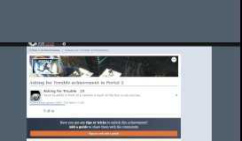
							         Asking for Trouble Achievement in Portal 2 - TrueSteamAchievements								  
							    