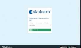 
							         ASKnLearn™ Learning Management System								  
							    