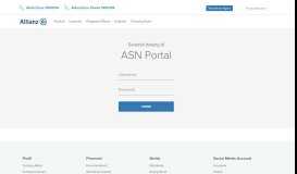 
							         ASN Portal - Allianz								  
							    