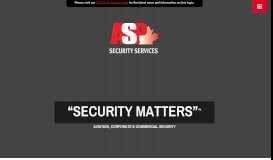 
							         A.S.P. Security Services – Security Matters. (TM)								  
							    