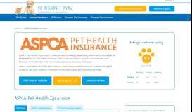 
							         ASPCA Pet Insurance | Pet Insurance Review								  
							    