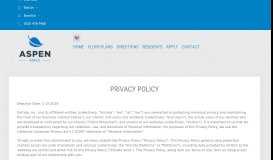 
							         Aspen Ames-Ames | Privacy Policy - Entrata								  
							    