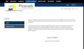 
							         Aspen / Aspen - Plymouth Public Schools								  
							    