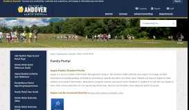 
							         Aspen Family Portal - Andover Public Schools								  
							    