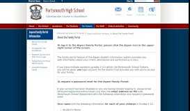 
							         Aspen Family Portal Information / About the Family Portal - Portsmouth ...								  
							    