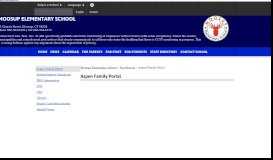 
							         Aspen Family Portal - Moosup Elementary School								  
							    