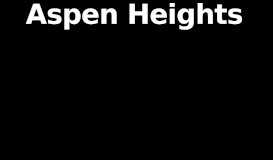 
							         Aspen Heights | Apartments in Waco, TX								  
							    