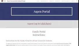 
							         Aspen log-in/directions - East Greenwich School Dept.								  
							    