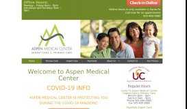 
							         Aspen Medical Center | Urgent Care & Primary Care								  
							    