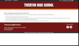 
							         ASPEN Parent Portal - Tiverton High School								  
							    