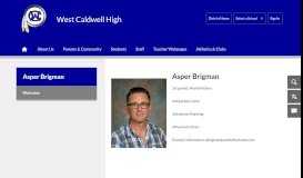 
							         Asper Brigman / Welcome - Caldwell County Schools								  
							    