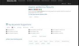 
							         Aspire galderma Results For Websites Listing - SiteLinks.Info								  
							    