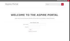 
							         Aspire Portal								  
							    