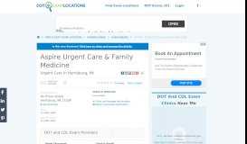 
							         Aspire Urgent Care & Family Medicine in Harrisburg, PA 17109								  
							    