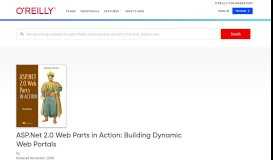 
							         ASP.Net 2.0 Web Parts in Action: Building Dynamic Web Portals [Book]								  
							    