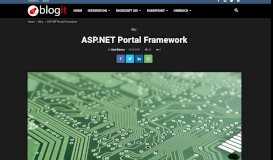 
							         ASP.NET Portal Framework - Blog IT								  
							    