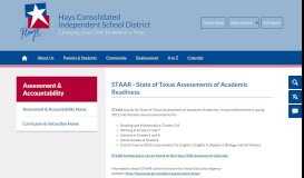 
							         Assessment & Accountability / STAAR - State of Texas Assessments of ...								  
							    