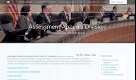 
							         Assessment Appeals Division - Riverside County Clerk of the Board								  
							    