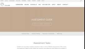
							         Assessment Guide | College								  
							    