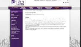 
							         Assessment | Prairie Lakes Area Education Agency								  
							    