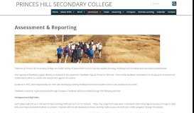 
							         Assessment & Reporting – Princes Hill Secondary College								  
							    